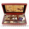 Image 1 : JEWELRY BOX WITH CONTENTS