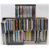 Image 1 : BOX AND RACK OVER 120 MIXED CD'S