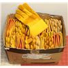 Image 1 : BOX OF 30 LINED WORK GLOVES