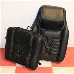 PORTABLE 2 PIECE MASSAGE CHAIR WITH REMOTE