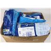Image 1 : BOX OF BLUE 9-1/2/XL  RUBBER GLOVES
