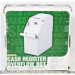 NEW CASH REGISTER OVERFLOW BOX FOR SECURITY