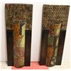 Image 1 : 2 METAL WALL HANGINGS