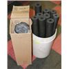 Image 1 : PAIL OF PIPE INSULATION (2FT LENGTHS) WITH 2 BOXES