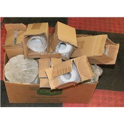 15 FROSTED TULIP LIGHT FIXTURE COVERS W/ 4 FROSTED