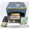 Image 1 : ANTIQUE COLLECTION OF TINS
