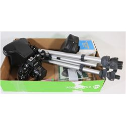 FLAT WITH RICOH KR-5 CAMERA WITH TRIPOD