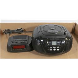 ELECTROHOME AM/FM CD PLAYER SOLD WITH COSMO CLOCK