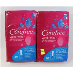 2 PACKS OF CARFREE ACTIFRESH PADS