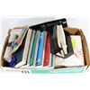 Image 1 : FLAT OF NEW OFFICE/SCHOOL SUPPLIES INCL NOTEBOOKS,