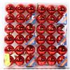 Image 1 : 6 BOXES OF 6 RED SHINY BALL ORNAMENTS