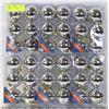 Image 1 : 36 SILVER CHRISTMAS BALLS