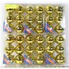 Image 1 : 36 GOLD CHRISTMAS BALLS