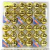 Image 1 : 36 GOLD CHRISTMAS BALLS