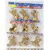 Image 1 : LOT OF 9 CHRISTMAS ANGEL DECORATIONS