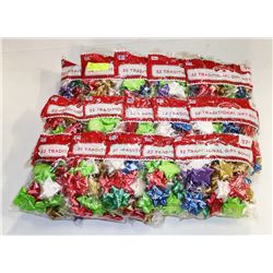 LARGE LOT OF ASSORTED CHRISTMAS GIFT BOX BOWS