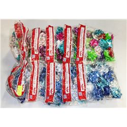 10 BAGS OF ASSORTED CHRISTMAS BOWS
