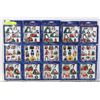 Image 1 : LOT OF 15 PACKAGES SMALL WOOD MINI ORNAMENT SETS