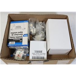 BOX W/SATELLITE FINDER, POWER INSERTER