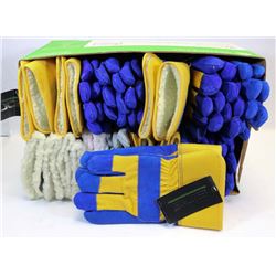 BOX OF 20 WINTER WORK GLOVES