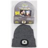 NEW ULTRA BRIGHT LED HEADLIGHT TOQUE (GREY)