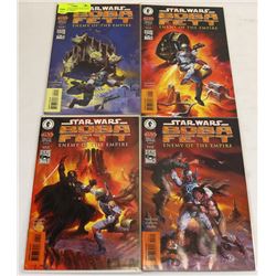 LOT OF 4 COLLECTIBLE STAR WARS BOBA FETT COMICS