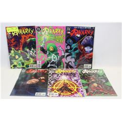 LOT OF 6 COLLECTIBLE  ANARKY COMICS