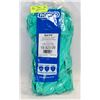LOT OF 12 PAIRS SOL-FIT GREEN NITRILE GLOVES,