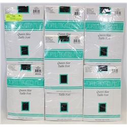 LOT OF 7 PANTYHOSE, SOPHISTICATED MISS, QUEEN SIZE