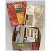 Image 1 : BOX OF NEW IN PACKAGE LINENS INCLUDING,
