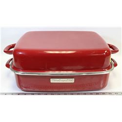 RED KITCHEN AID ROASTER