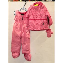 GIRLS SNOW SUIT SIZE 18 MONTHS