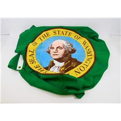 SEAL OF THE STATE OF WASHINGTON FLAG 58"X36"
