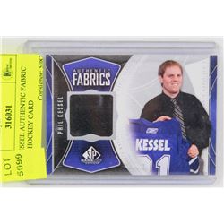 PHIL KESSEL AUTHENTIC FABRIC JERSEY HOCKEY CARD