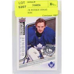 UPPERDECK ROOKIE JONAS GUSTAVSSON