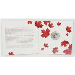 RCM MAPLE LEAVES .9999 SILVER $10.00 COIN