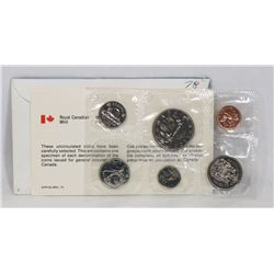 1978 CANADIAN 6 COIN UNCIRCULATED SET WITH COA