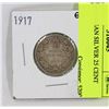 Image 1 : 1917 CANADIAN SILVER 25 CENT COIN