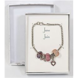 NEW JUNE THEME PANDORA STYLE BRACELET