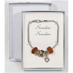 NEW NOVEMBER THEME PANDORA STYLE BRACELET