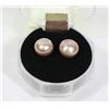 Image 1 : #119- FRESH WATER PEARL EARRINGS