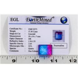 #30-TOURMALINE GEMSTONE  17.30CT