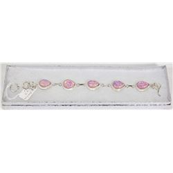 #68-AUSTRALIAN TRIPLE FIRE OPAL  BRACELET