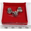 Image 1 : THREE SKULL RINGS  COLLECTION