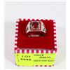 Image 1 : RED CZ GEMSTONE RING
