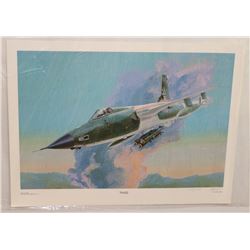 89) "THUD" HAL MCCORMICK PRINT. 40.5X61 CM. YEAR