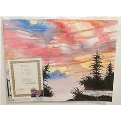 204) "HEAVEN SENT" WILLIAM VERDULT OIL ON ARTIST