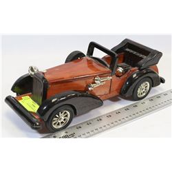 VINTAGE WOODEN DISPLAY CAR 14” LONG
