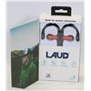 Image 1 : NEW LAUD SPORTS LX4 BLUETOOTH HEADPHONES