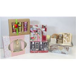 A LOT OF 5 NEW BATH GIFT SETS